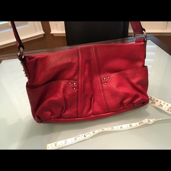Tignanello red purse - Picture 2 of 5